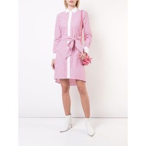 Badgley Mischka Striped Shirt Dress